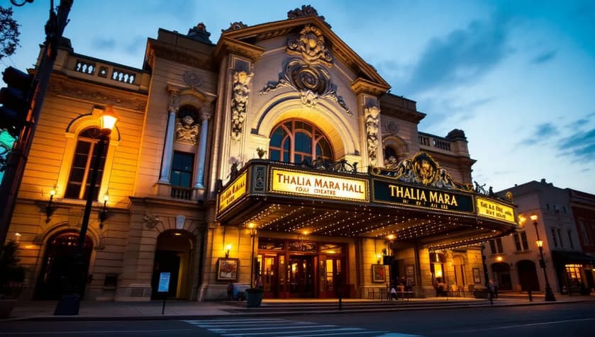 A glimpse of the historic Thalia Mara Hall, a significant venue for ballet performances